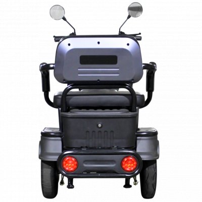 Скутер электрический AGAMI xk 650W/60V/20AH (DZM) (Чёрный) - Зображення 4