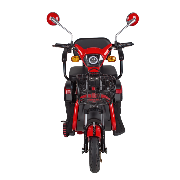 Мопед электрический AGAMI xk 650W/60V/20AH (DZM) (Красный) - Зображення 4