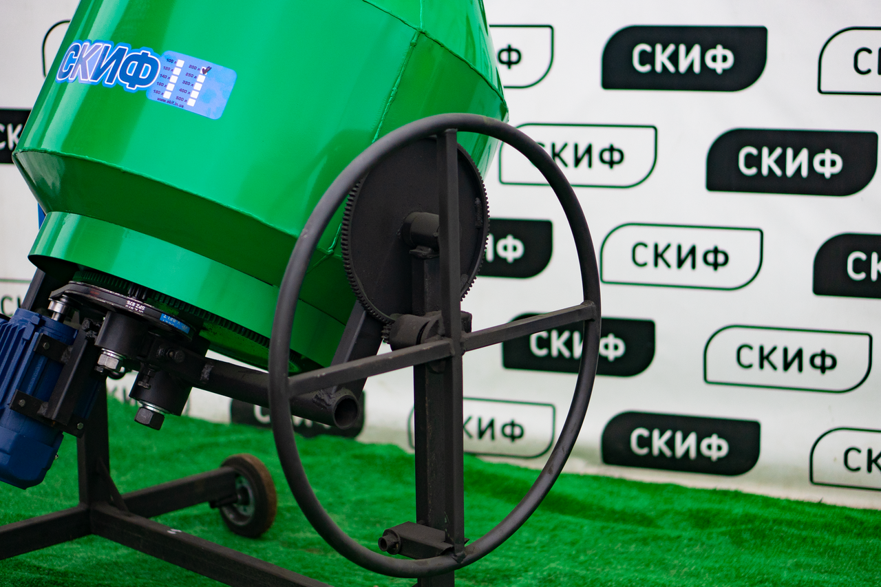 Бетономешалка Скиф БСМ-200 с редуктором переворота - Зображення 2