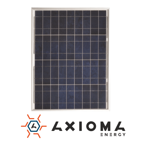 Солнечная панель 40Вт, поликристаллическая AX-40P, AXIOMA energy