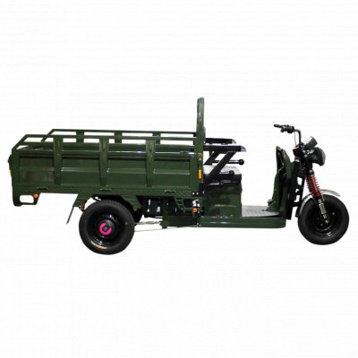 Электрический трицикл грузовой TRIGO JJ1.6 1000W/60V/35AH(DZM) (зелёный) - Зображення 3