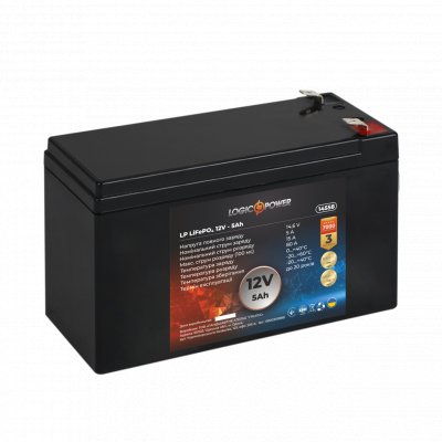 Аккумулятор LP LiFePО4 12V - 5 Ah - Зображення 3