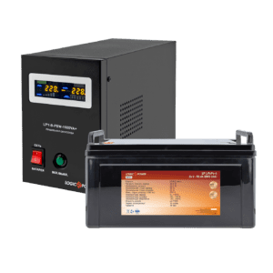 Комплект резервного питания для котла LogicPower ИБП B1500VA + литиевая (LifePo4) батарея 1440W