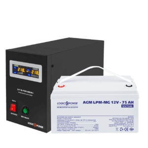 Комплект резервного питания для теплого пола и котла LogicPower ИБП B800VA + мультигелевая батарея 900W