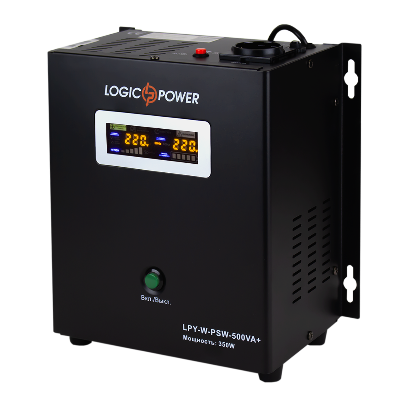 Комплект резервного питания для котла LogicPower ИБП W500VA + мультигелевая батарея 900W - Зображення 2