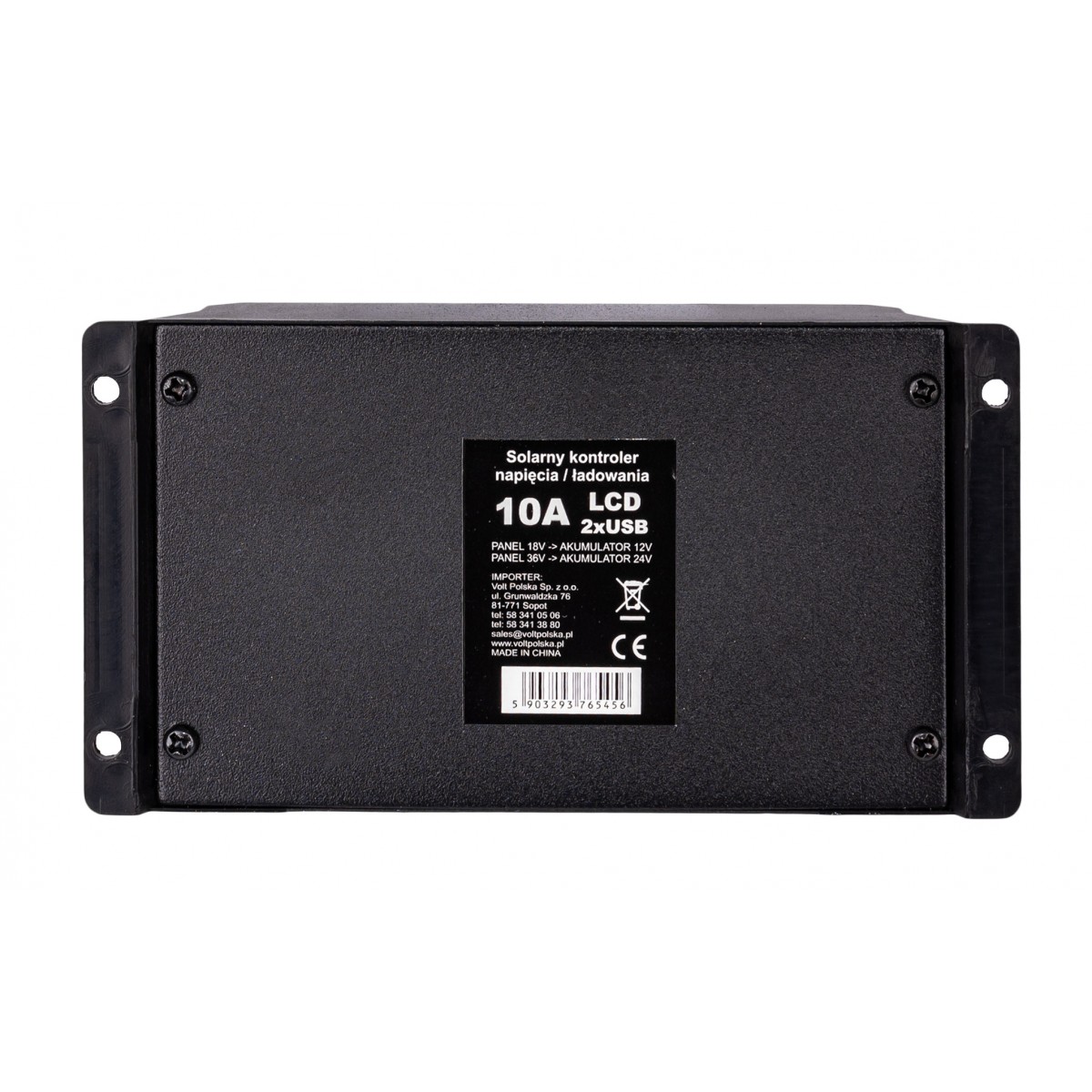 Солнечный регулятор SOL PWM 10A 2xUSB, Volt Polska - Зображення 3