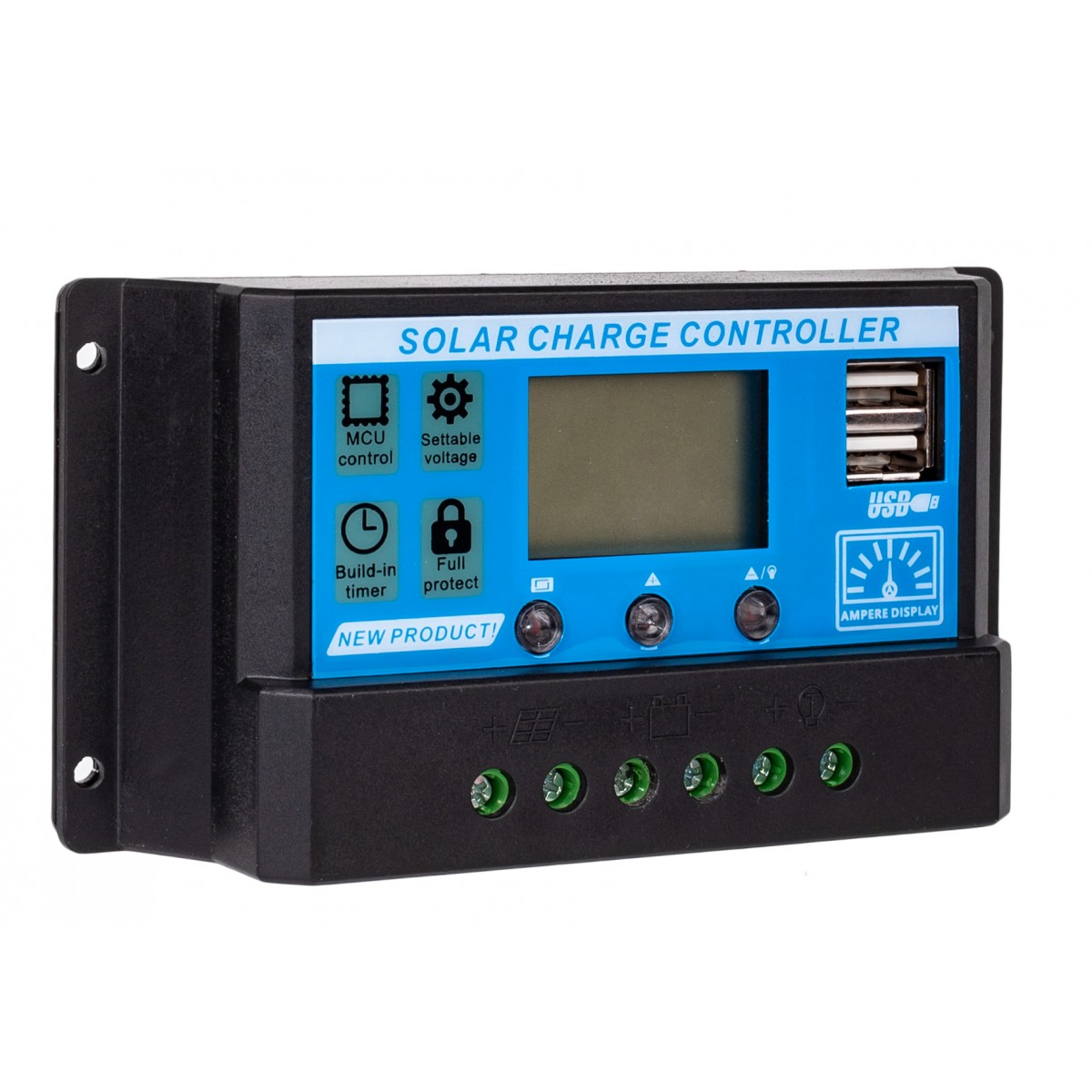 Контроллер для СЭС SOL PWM 30A 2xUSB, Volt Polska - Зображення 2