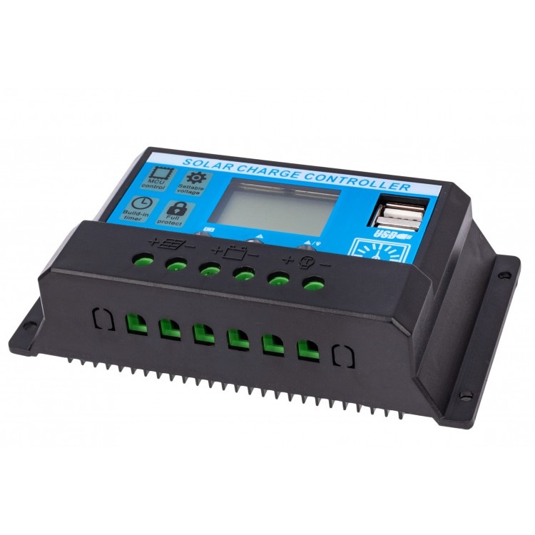 Контроллер для СЭС SOL PWM 30A 2xUSB, Volt Polska