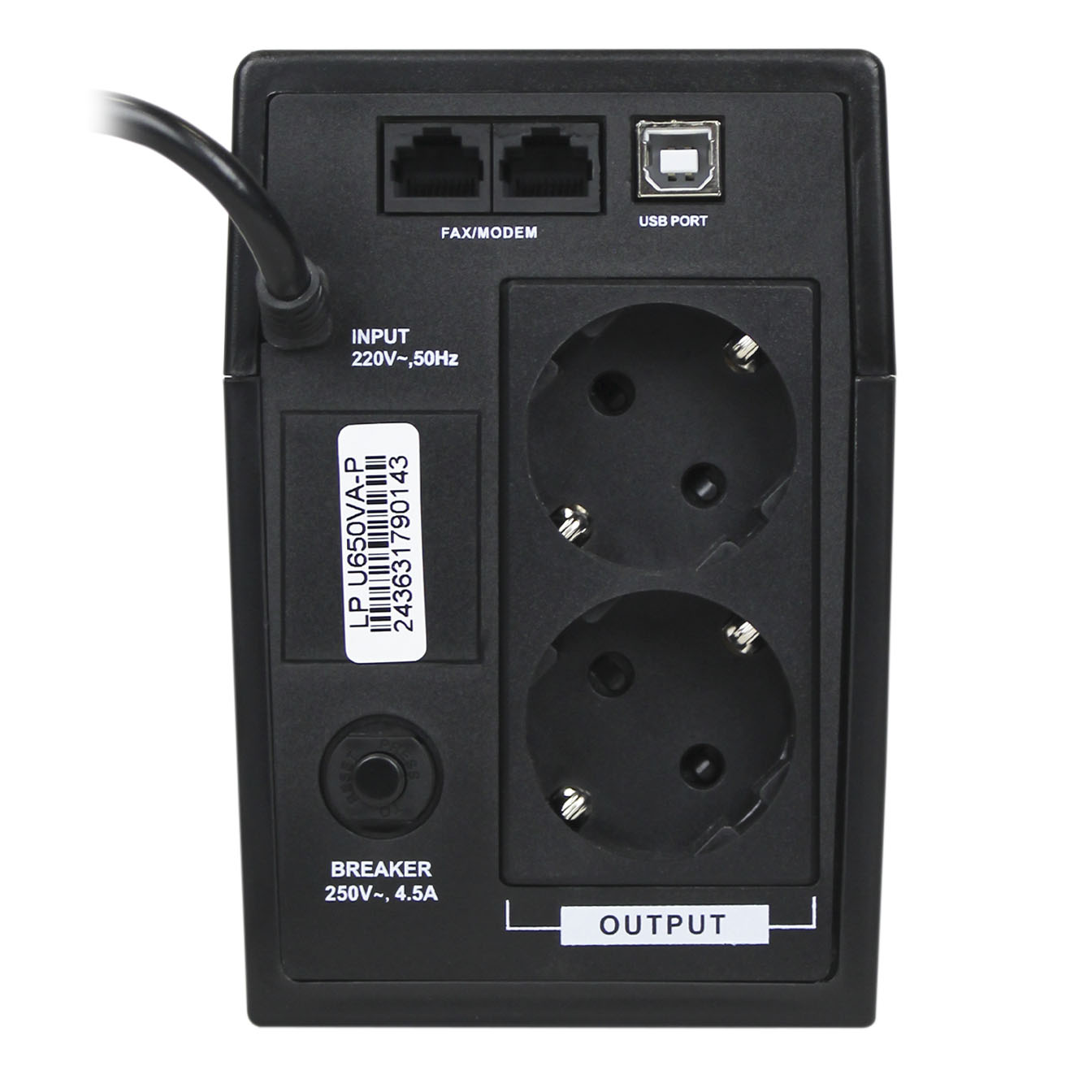 Источник бесперебойного питания 390 Вт LP U650VA-P - Зображення 6