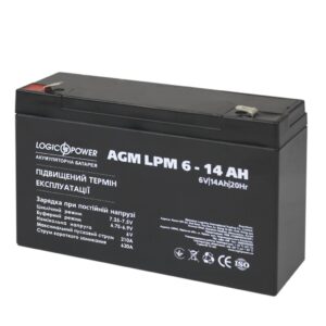 Аккумулятор AGM LPM 6V - 14 Ah