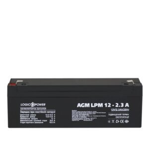 Аккумулятор 12V - 2.3 Ah AGM LPM