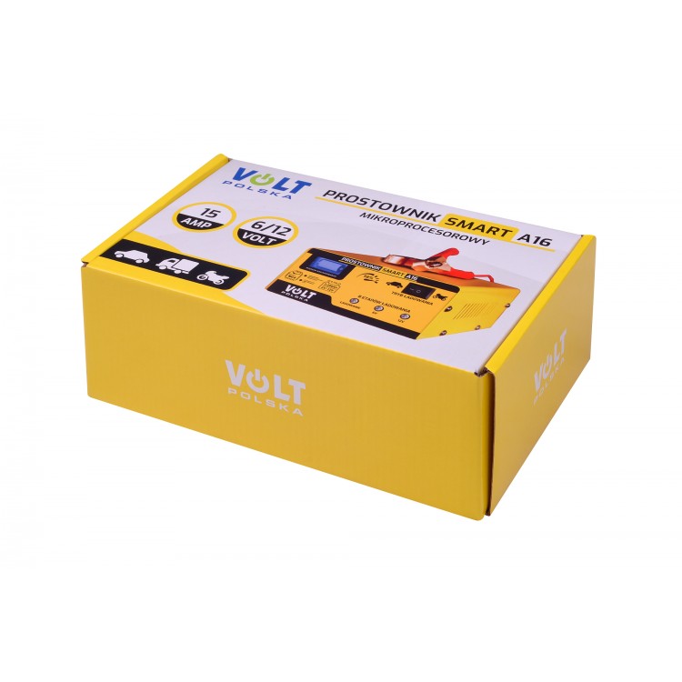 Зарядное устройство SMART 6V/12V 15A A16, Volt Polska - Зображення 4