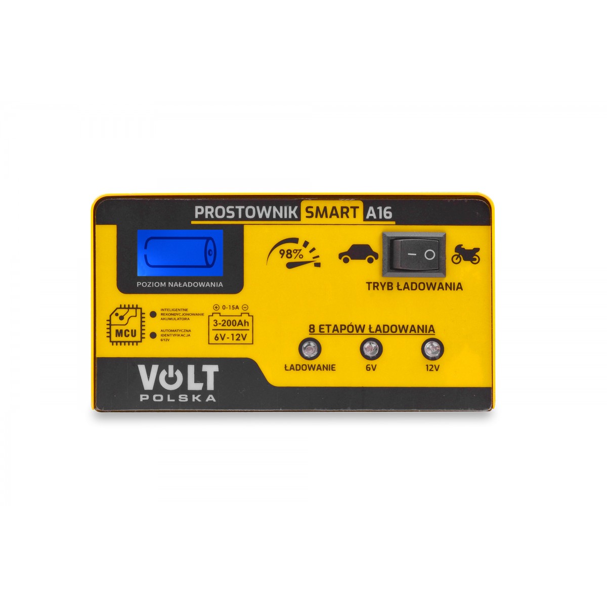 Зарядное устройство SMART 6V/12V 15A A16, Volt Polska