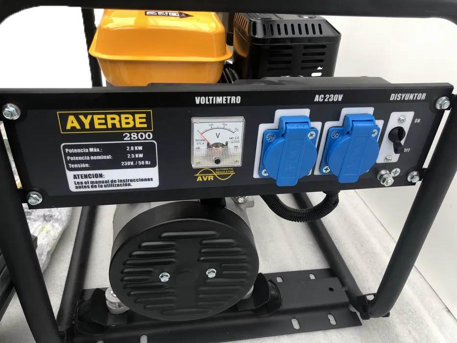 Бензиновый генератор AYERBE ENERGWN 2800 - Зображення 6