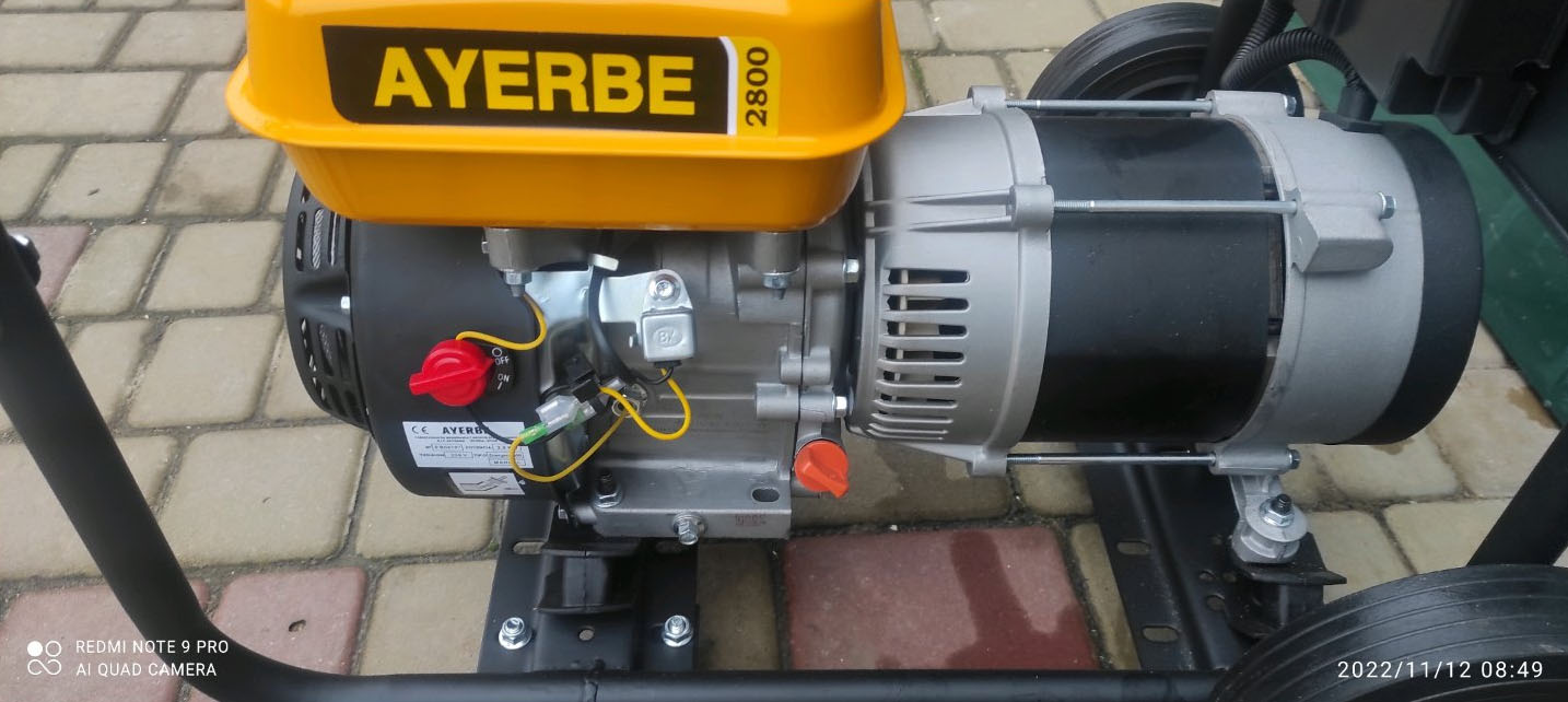 Бензиновый генератор AYERBE ENERGWN 2800 - Зображення 4