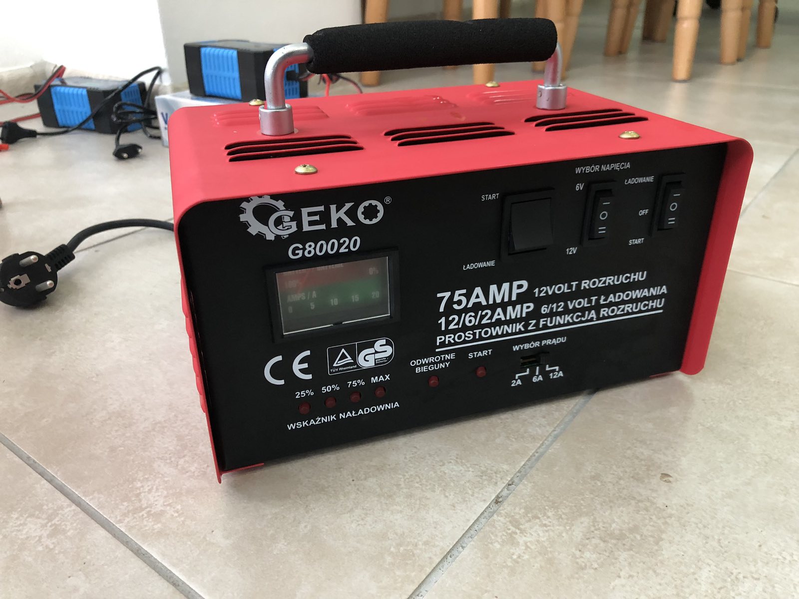 Зарядно-пусковое устройство Geko G80020 - Зображення 2