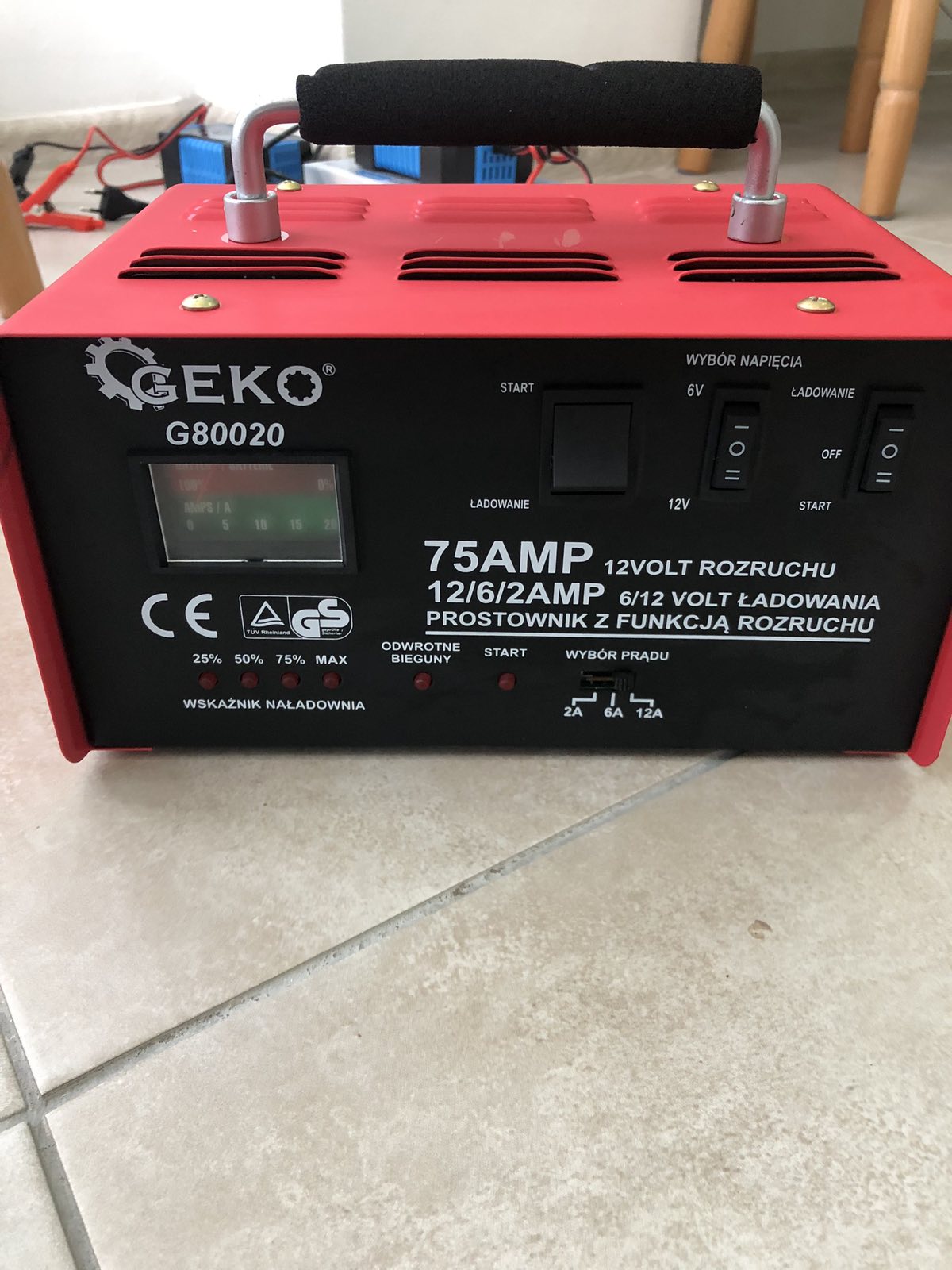 Зарядно-пусковое устройство Geko G80020 - Зображення 3