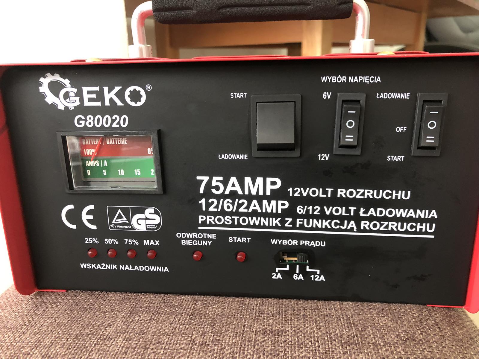 Зарядно-пусковое устройство Geko G80020 - Зображення 5