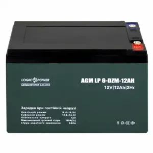 Тяговый свинцово-кислотный аккумулятор LP 6-DZM-12 Ah