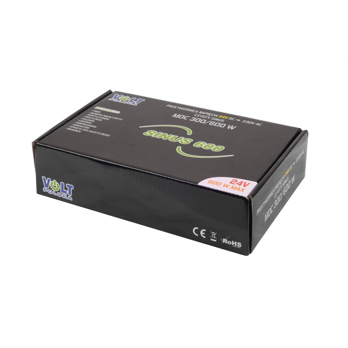 Преобразователь с чистым синусом SINUS 600 24/230 В (300/600 Вт), Volt Polska - Зображення 6
