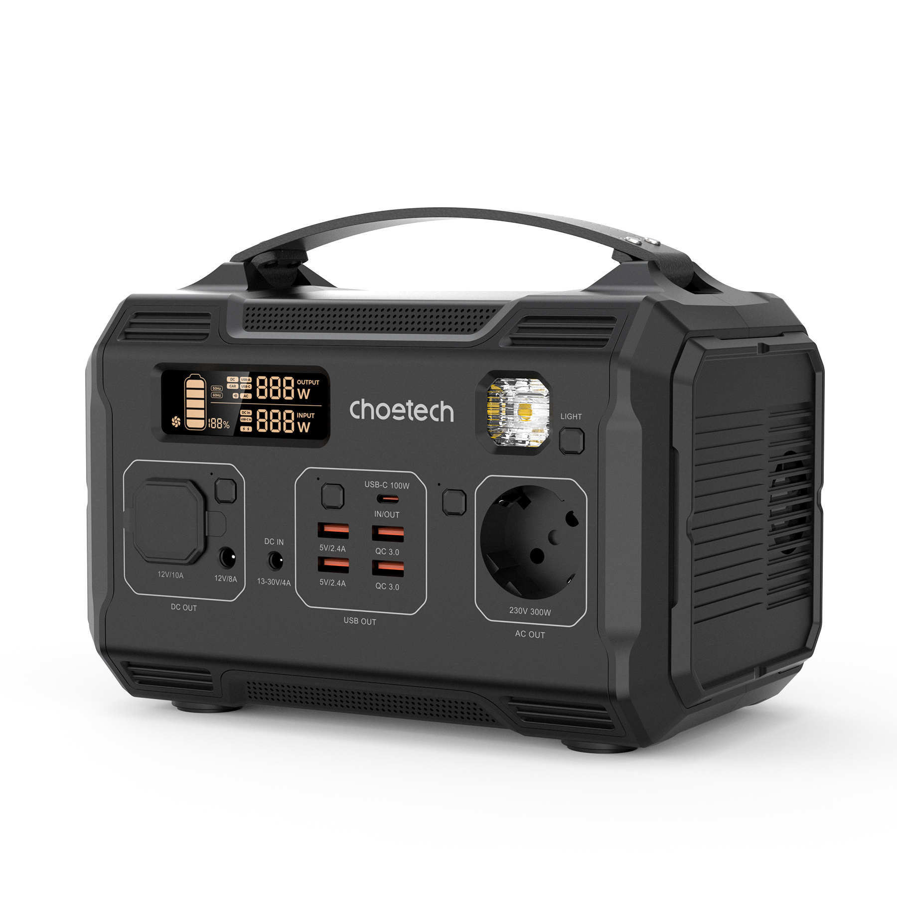 Зарядная портативная станция 300 Вт Choetech, BS002