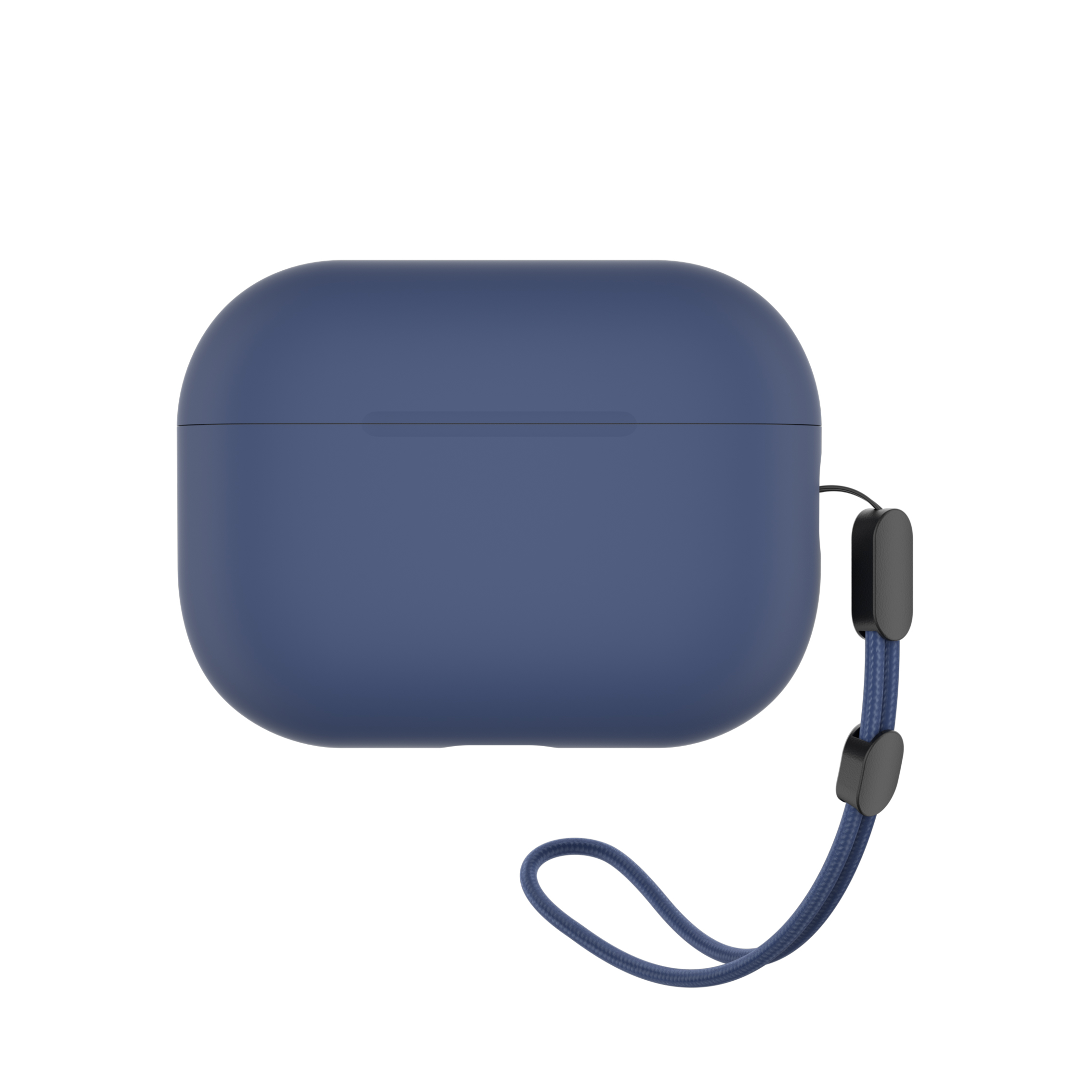 Силиконовый чехол Blueo Airpods Pro 2 Liquid Silicone Case, Тёмно-Синий