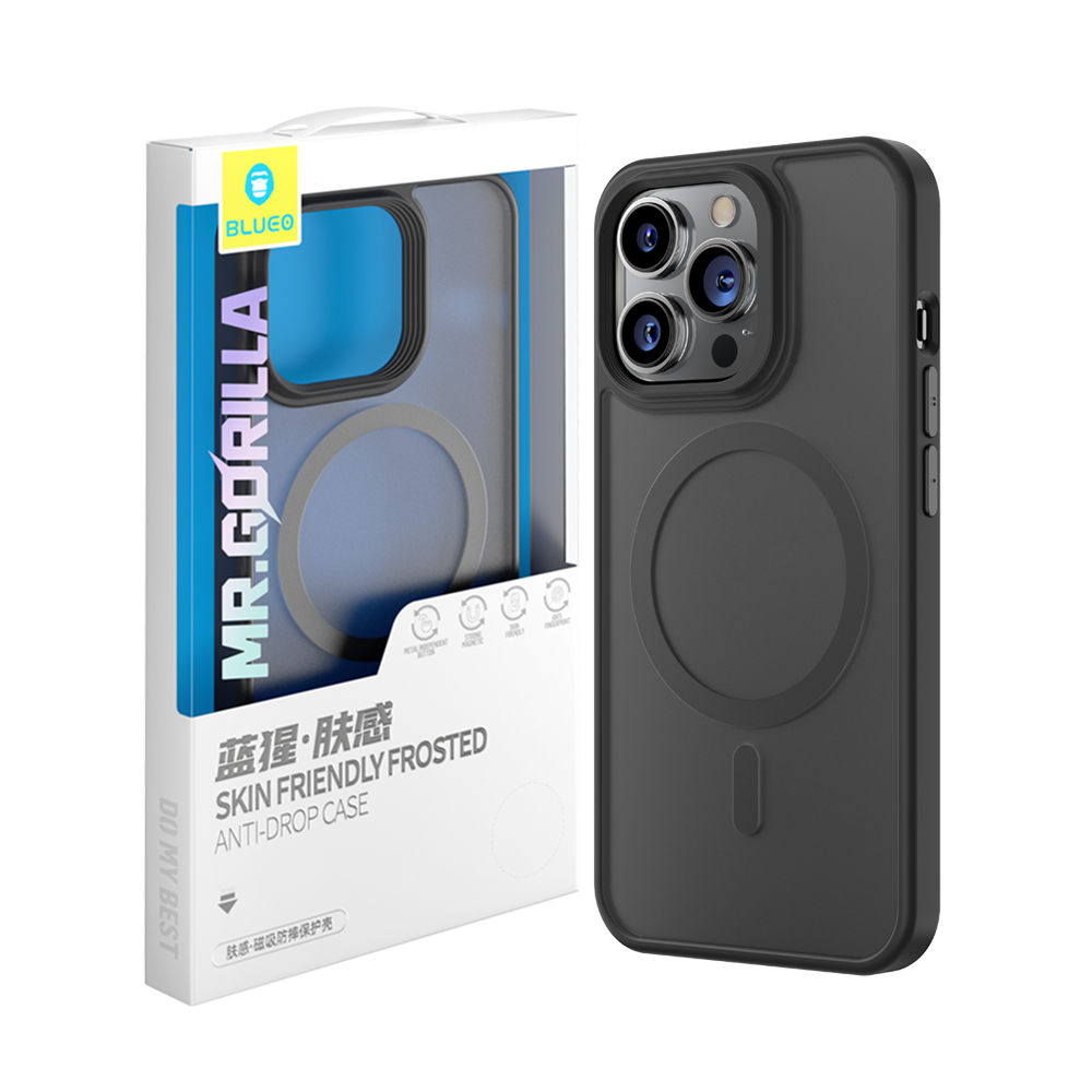 Чехол Blueo Frosted Anti Drop для iPhone 14 Pro Max с MagSafe, черный