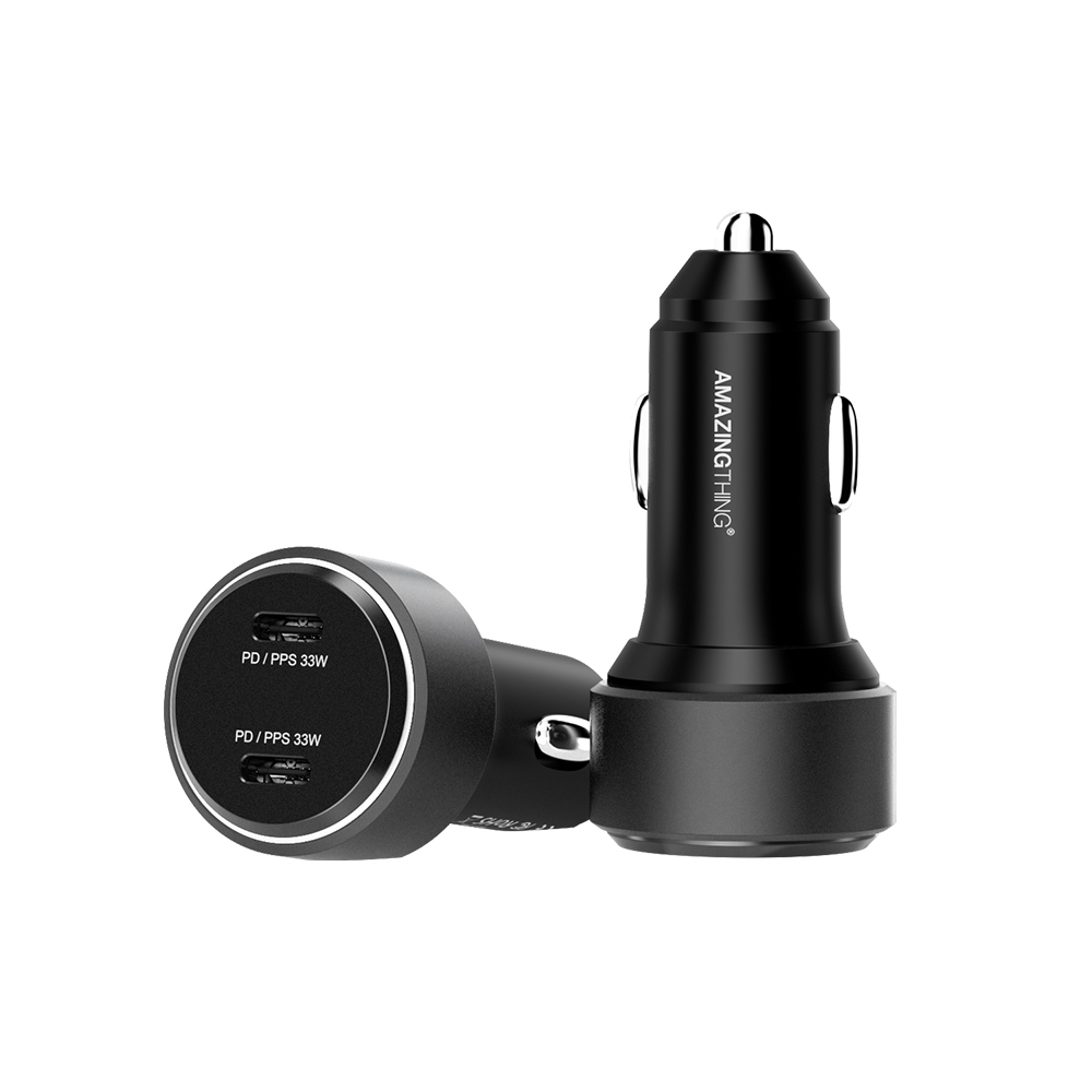 AmazingThing Speed Pro PD 66W/PPS 33W 2-портовое автомобильное зарядное устройство - Зображення 2