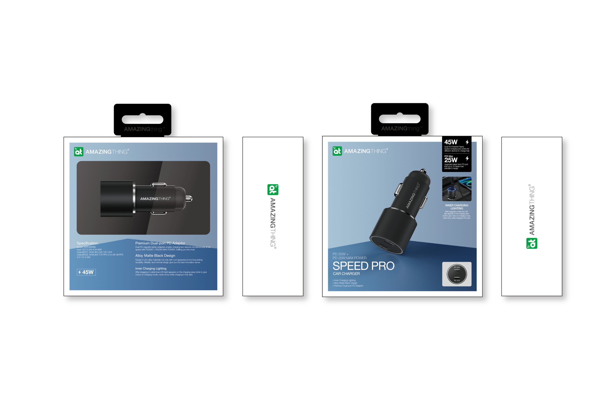Автомобильное зарядное AmazingThing Speed Pro PD 45W/PPS25W - Зображення 4