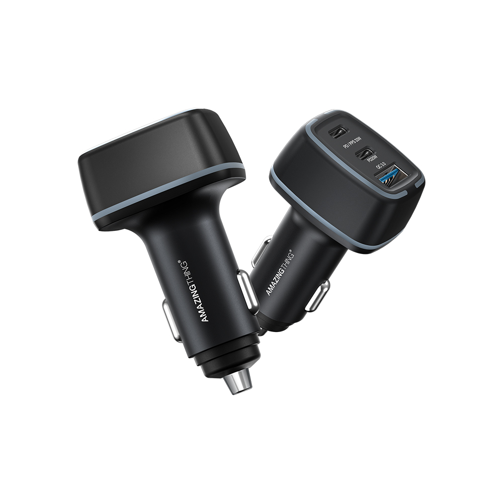 Зарядное устройство для автомобиля AmazingThing Speed Pro PD 53 Вт/PPS 33 Вт с 3 портами - Зображення 3