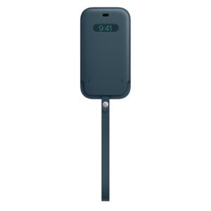Кожаный чехол Apple MagSafe для iPhone 12 Pro Max, Синий