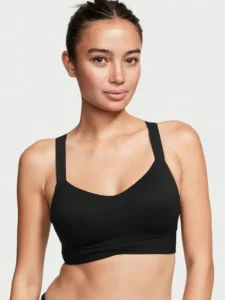 Спортивний топ LOVE CLOUD RUCHED SPORTS BRA VICTORIA'S SECRET, чорний