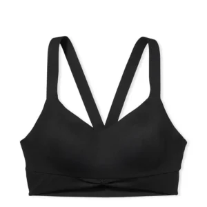 Спортивний топ LOVE CLOUD RUCHED SPORTS BRA VICTORIA'S SECRET, чорний