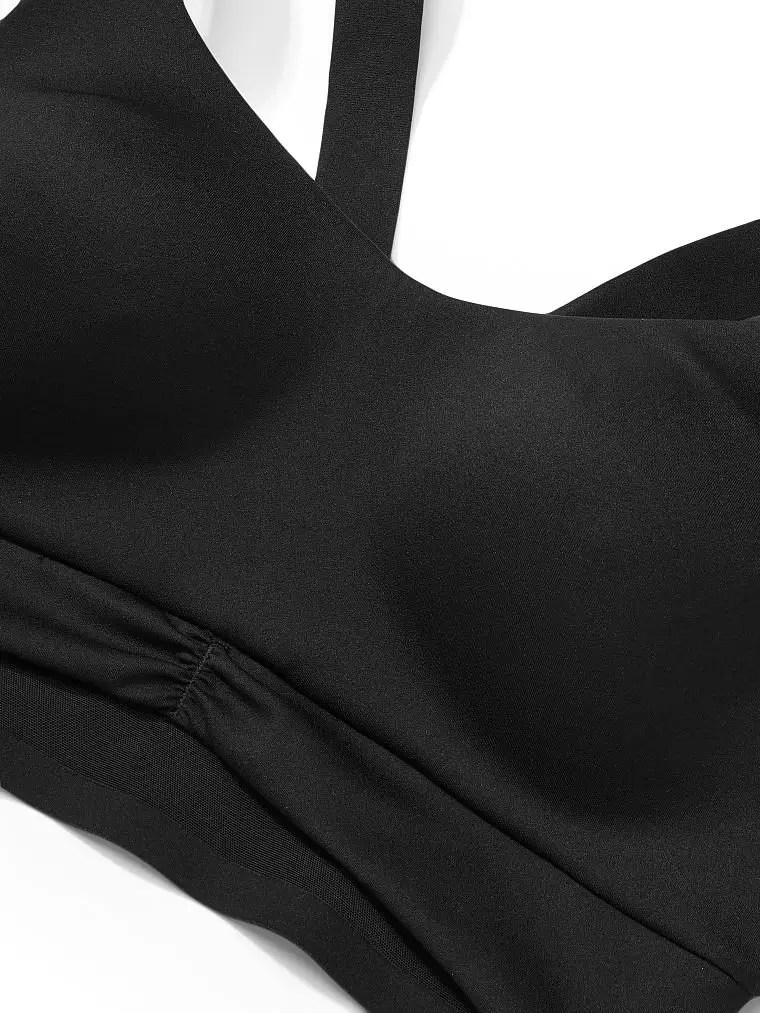 Спортивний топ LOVE CLOUD RUCHED SPORTS BRA VICTORIA'S SECRET, чорний - Зображення 3