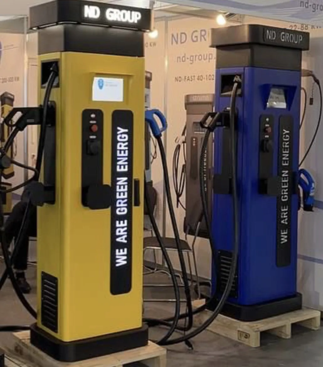 Універсальна надшвидка зарядна станція для електромобілів ND EVC UN160 (CCS+GBT+CHADEMO) - Зображення 2