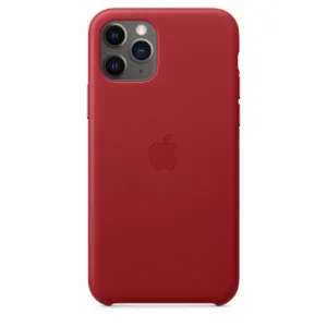 Чехол Apple Leather Case 1:1 for iPhone 11 Pro Max Red