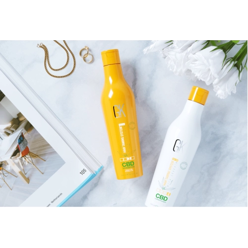 Кондиціонер зволожувальний з веганським протеїном GKhair CBD Vegan Conditioner, 240 мл - Зображення 2