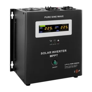 Сонячний інвертор ДБЖ LPY-C-PSW-2000 VA (1400 W) MPPT 24 V