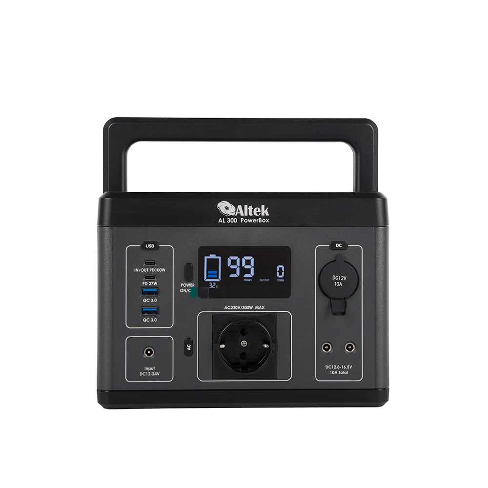 Портативна зарядна станція ALTEK PowerBox AL 300 (296 Вт/г) - Зображення 2