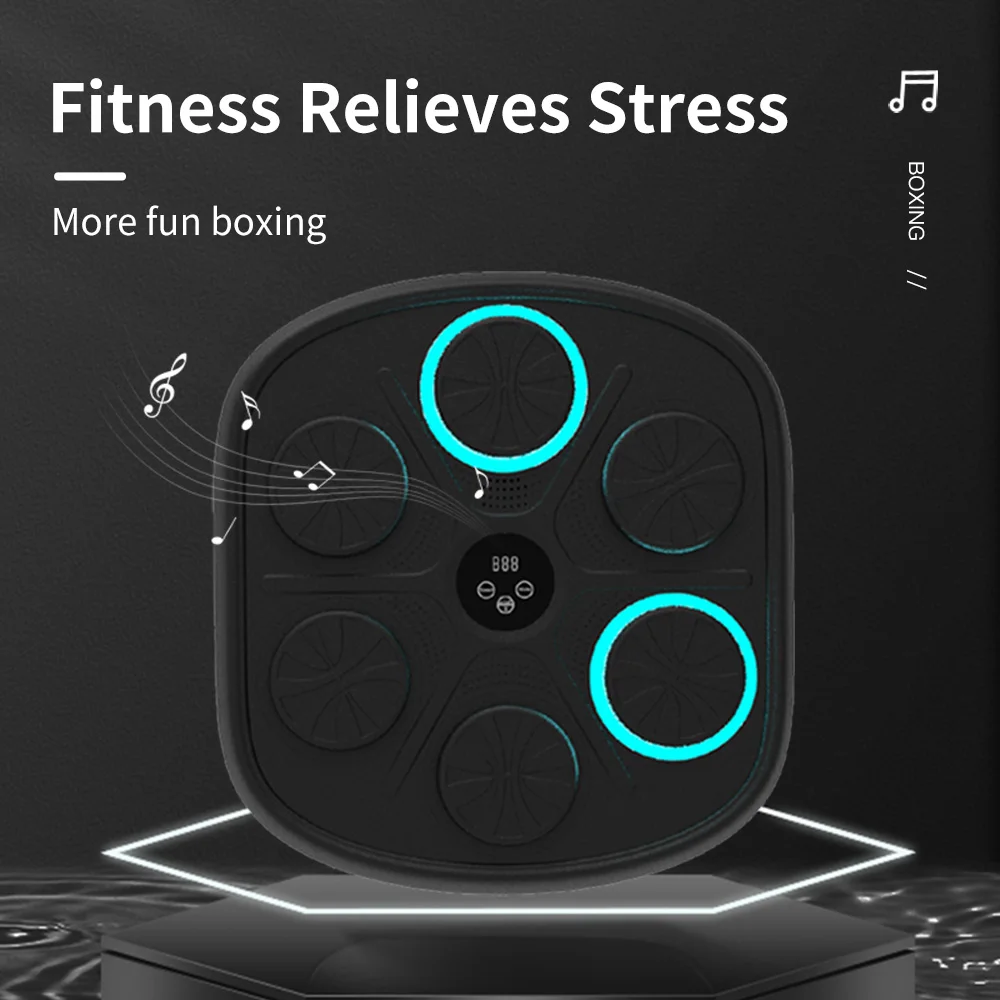 Боксерський тренажер музичний інтелектуальний Smart Music Boxing Trainer, Booster boluojun (з боксерськими рукавичками) - Зображення 14