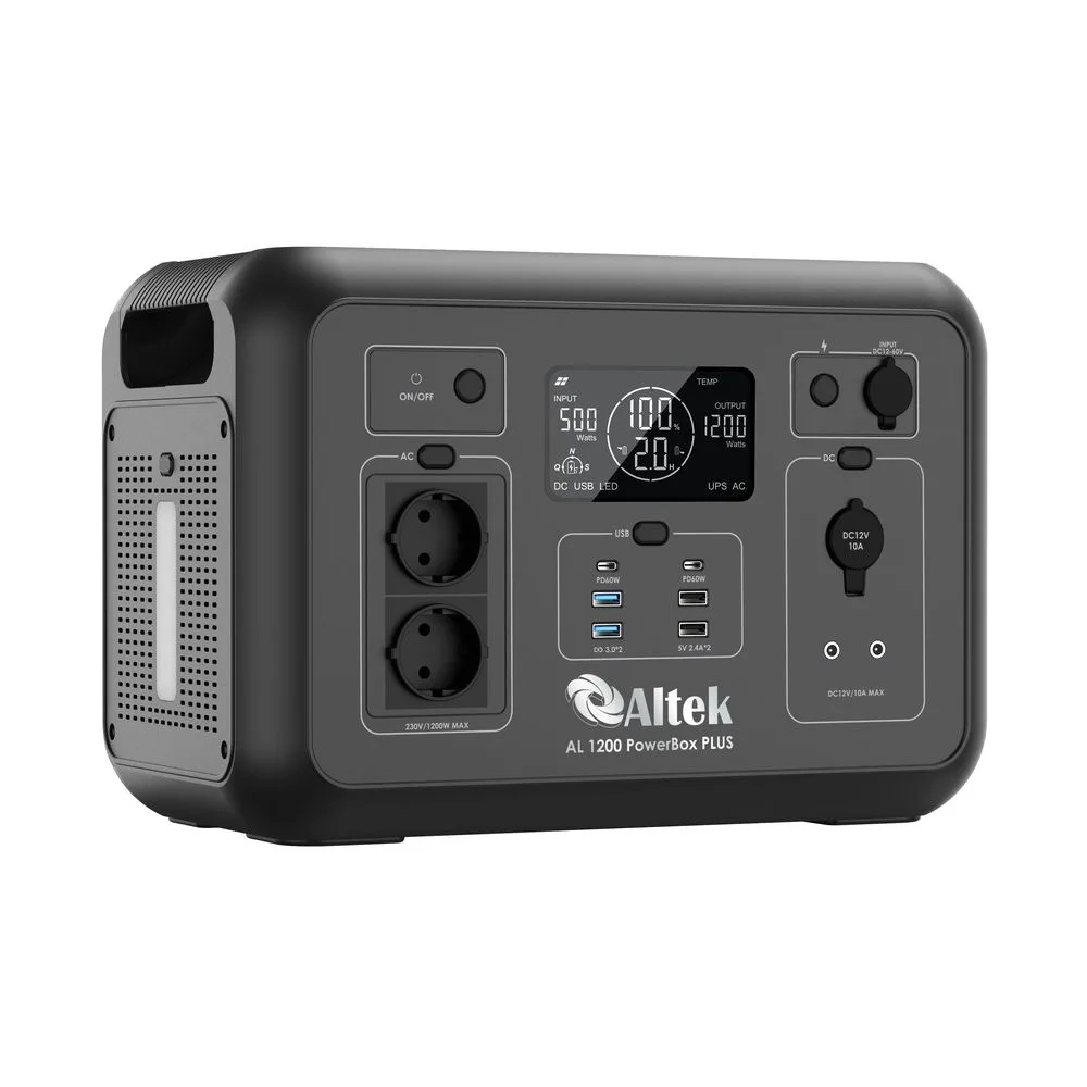 Портативна зарядна станція ALTEK AL 1200 PowerBox PLUS (1008 Вт·г) - Зображення 3
