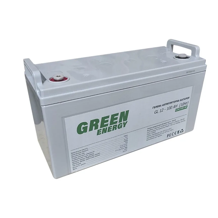 Акумулятор гелевий Green Energy 12V-100Ah для ДБЖ