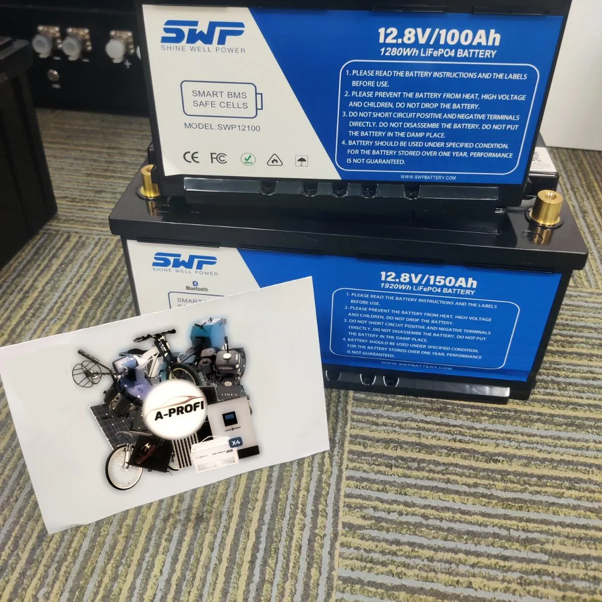 Акумулятор SWP LiFePO4 12.8V/100Ah, Trinix - Зображення 2