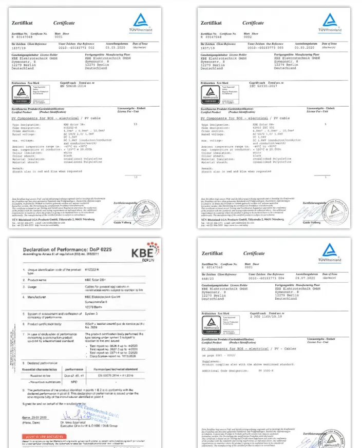 Кабель сонячний KBE Solar DB+ 6 мм EN 50618 H1Z2Z2-K, чорний - Зображення 4