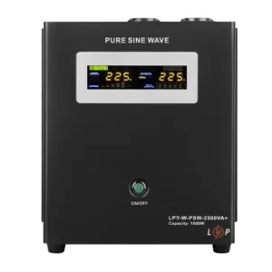 ДБЖ 1800 Вт з правильною синусоїдою 24V LPY-W-PSW-2500VA-10A/20A