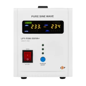 ДБЖ 12В 350Вт з правильною синусоїдою 12V LPY-PSW-500VA+ 5A/10A