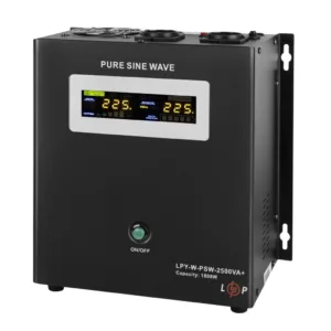 ДБЖ 1800 Вт з правильною синусоїдою 24V LPY-W-PSW-2500VA-10A/20A, LogicPower
