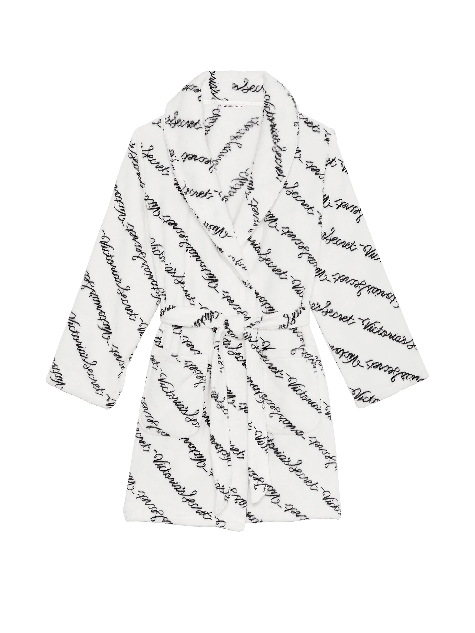 Халат теплий Short Cozy Robe, білий, XS/S, Victoria's Secret - Зображення 3