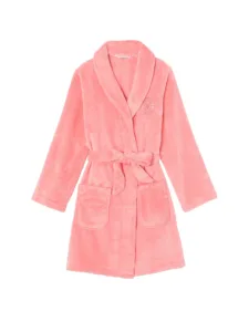 Халат теплий Short Cozy Robe, рожевий, XS/S, Victoria's Secret