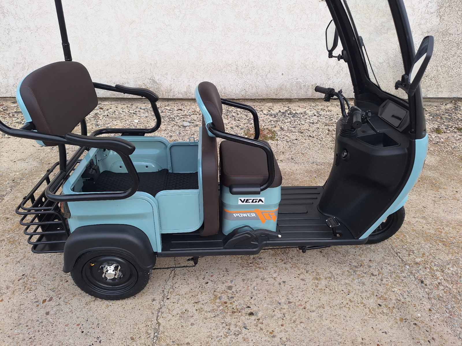 Пасажирський електричний скутер HELP CANOPY 650 (Blue), Vega - Зображення 3
